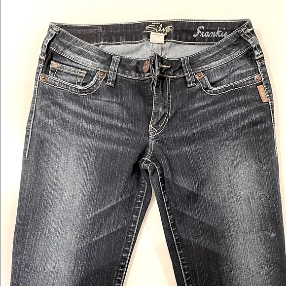 Woman’s Silver Jeans - Frankie - Picture 4 of 11